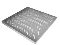 Панель фальшпола PERFATEN Атлант AIRVENT 15% перф. c рег.заслонкой 600*600 PVC