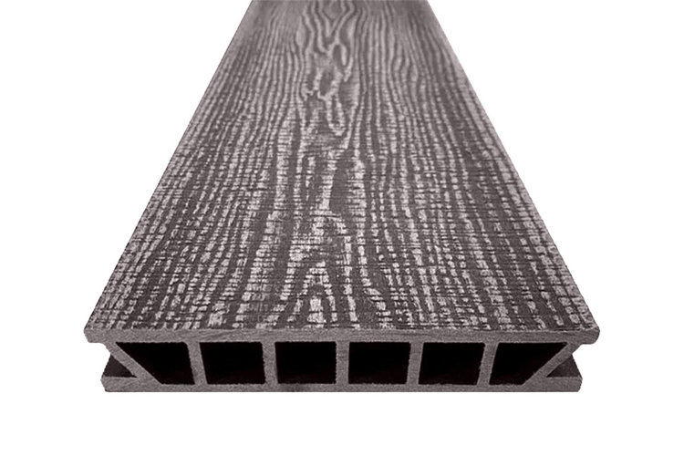 Террасная доска Deckron (Декрон) WoodLike с 3D тиснением, венге