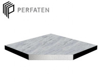 Панели фальшпола Perfaten Solid толщина - 30 мм, сверху - Forbo Emerald Evex FR 50011, снизу - оцинкованная сталь