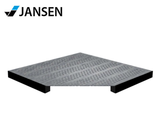 Фальшпол из металла JANSEN SML STEEL 38мм 38% перфорированный с антистатическим пвх
