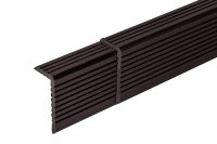 Уголок ДПК 35x70см для доски Darvolex,Ecodeck,Deckronk, NauticPrime, венге